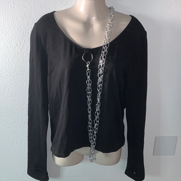 Current Mood Tops - NWT CURRENT MOOD CHAIN SHIRT